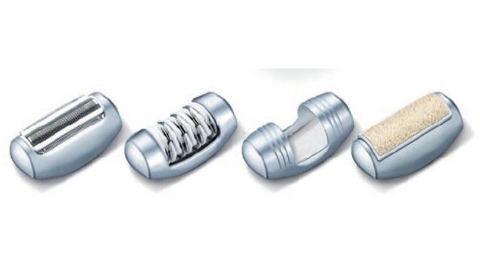 Máy nhổ lông, cạo râu và tẩy da chết Beurer HLE60 - Hàng chính hãng