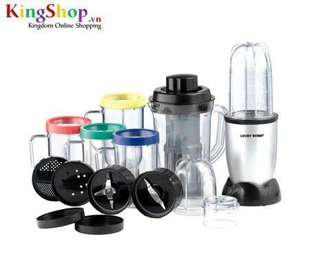 Máy xay ép đa năng Lucky Home LH-2001K - Công suất 200W - Hàng chính hãng