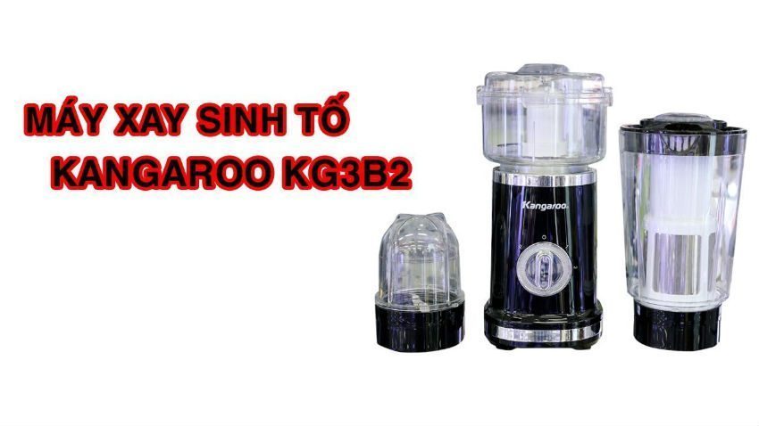 Máy xay sinh tố Kangaroo 3 cối KG3B2 - Hàng chính hãng
