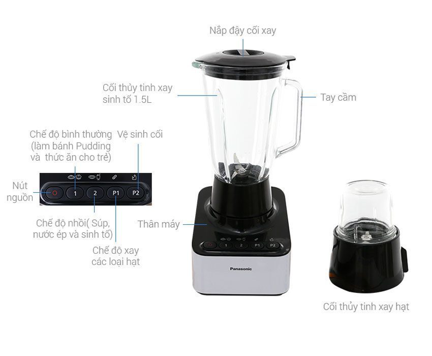 Máy xay sinh tố công nghiệp Panasonic MX-V310KRA - Hàng chính hãng