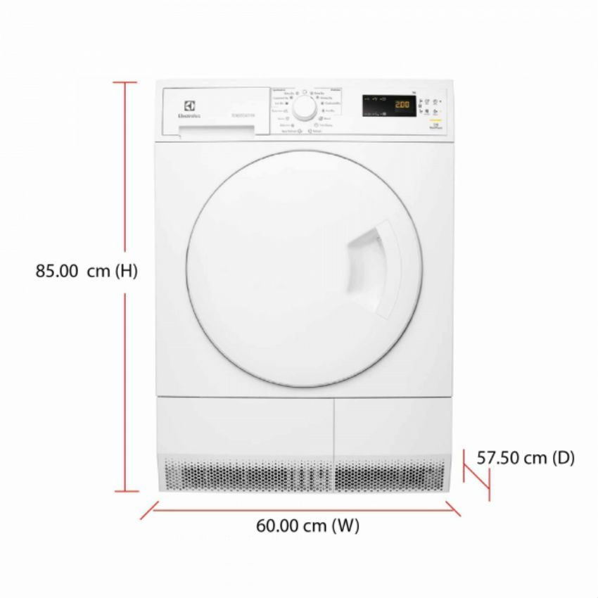 Máy sấy quần áo Electrolux EDC2086PDW - Hàng chính hãng