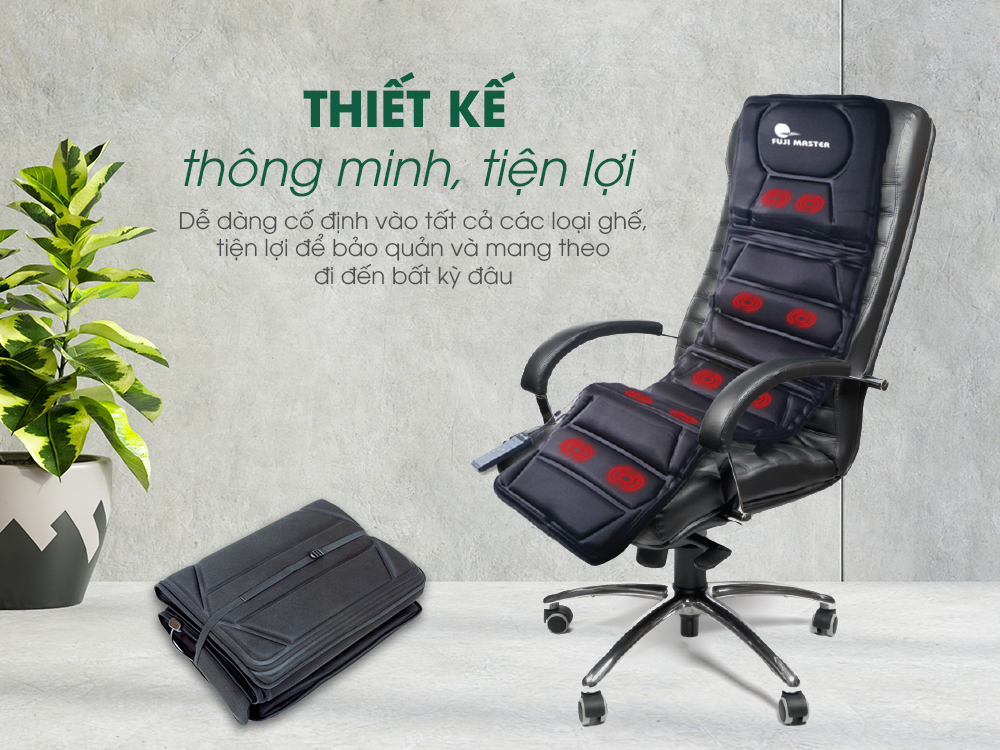 Nệm massage toàn thân FujiMaster FJM-2622 - Hàng chính hãng