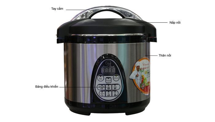 Nồi áp suất Smart Cook PCS-0238