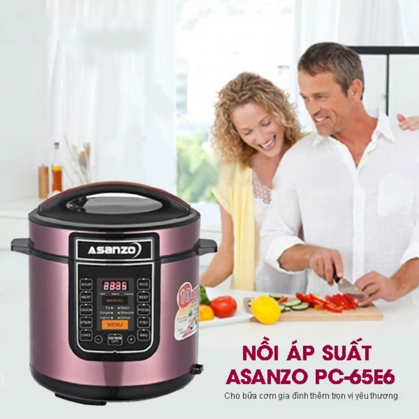 Nồi áp suất Asanzo PC-65E6 - Hàng chính hãng