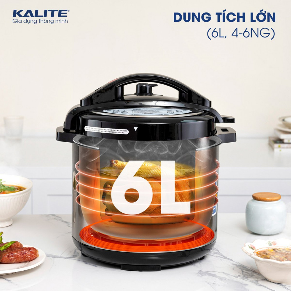 Nồi áp suất điện Kalite KL-636 - Hàng chính hãng