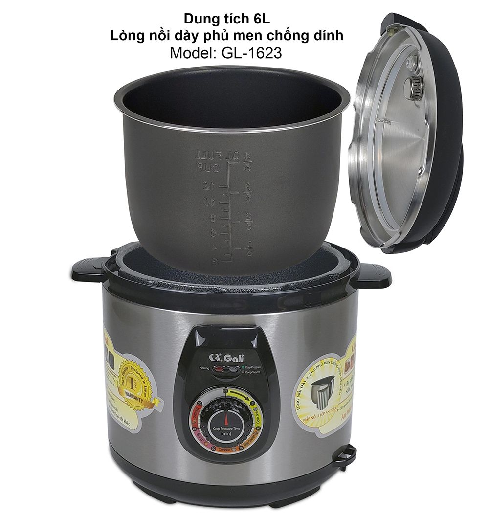Nồi áp suất điện Gali GL-1623 - Hàng chính hãng