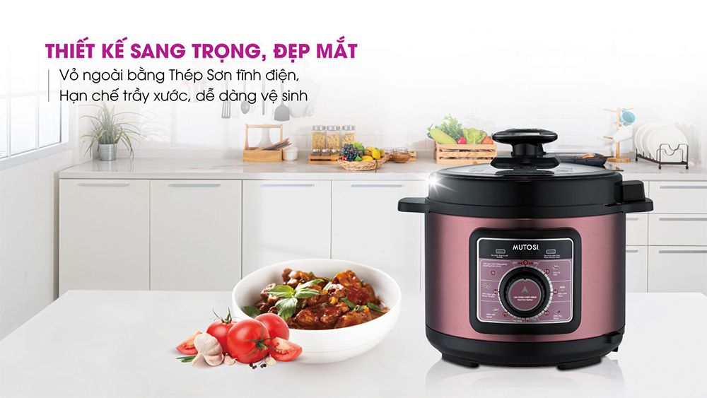 Nồi áp suất điện Mutosi MIP-59 - Hàng chính hãng