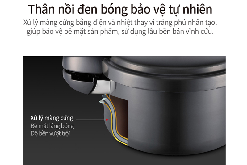 Nồi áp suất nhôm PoongNyun BMPC-06 - Hàng chính hãng