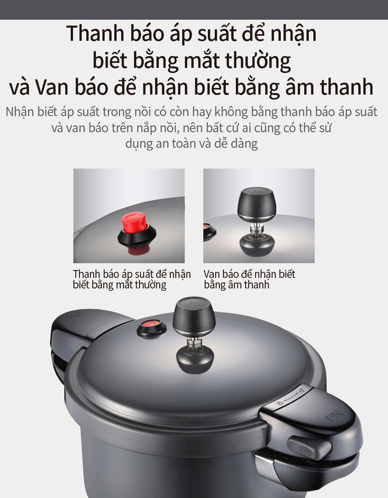 Nồi áp suất nhôm PoongNyun BMPC-06 - Hàng chính hãng
