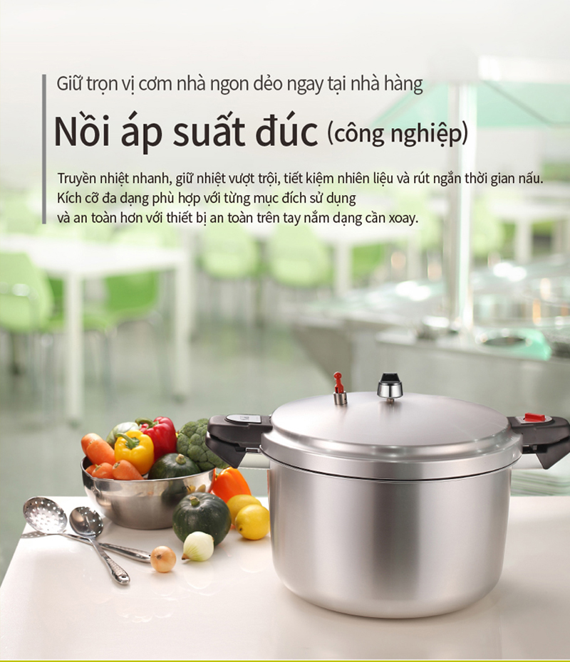 Nồi áp suất gas PoongNyun HCAPC-30 (16 lít) - Hàng chính hãng