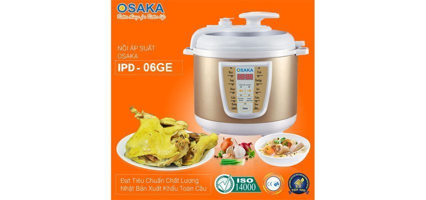 Nồi áp suất Osaka IPD-06GE - Hàng chính hãng