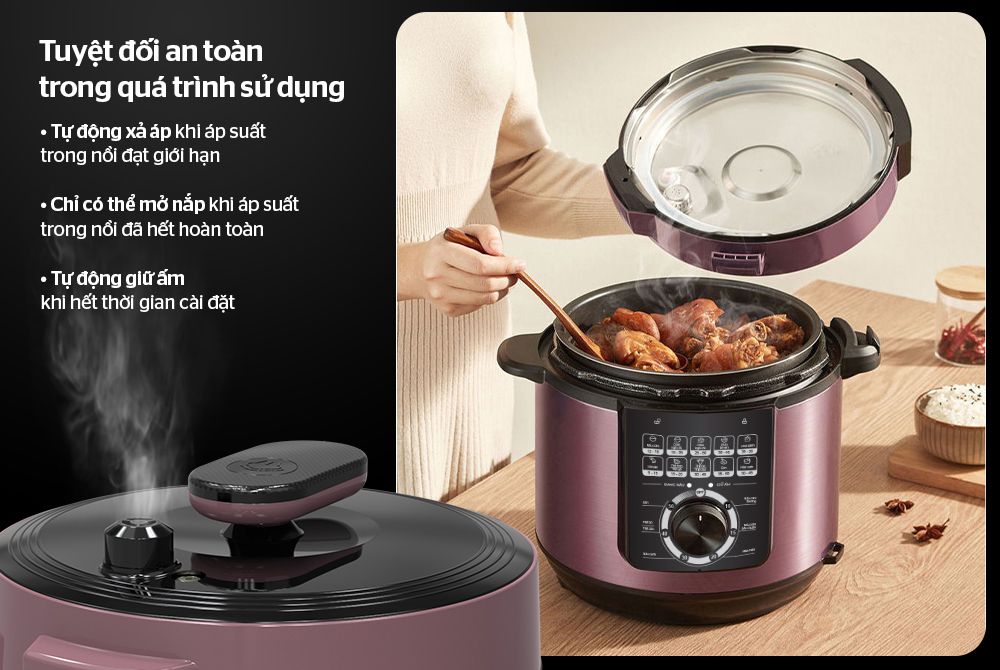 Nồi áp suất điện Sunhouse SHD1657 - Hàng chính hãng