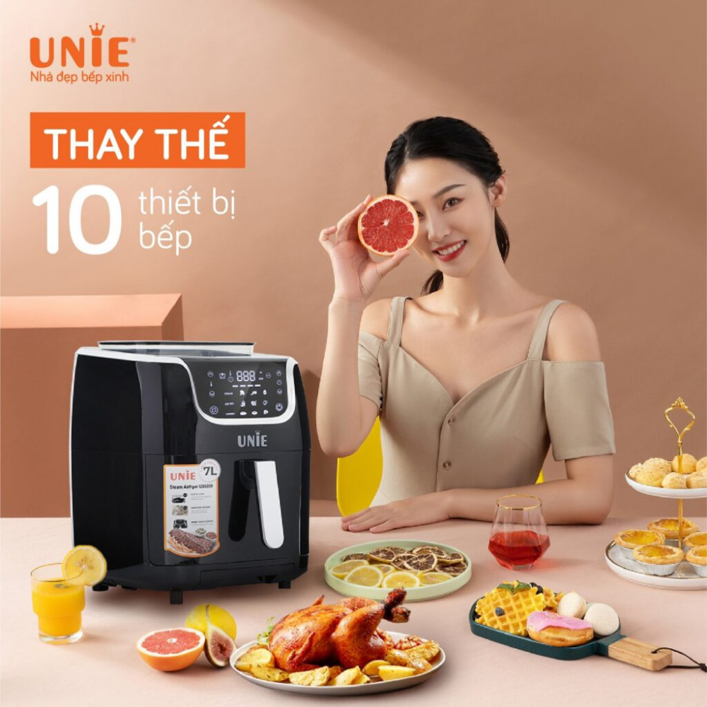 Nồi chiên hơi nước UNIE STEAM US-6800 - Hàng chính hãng