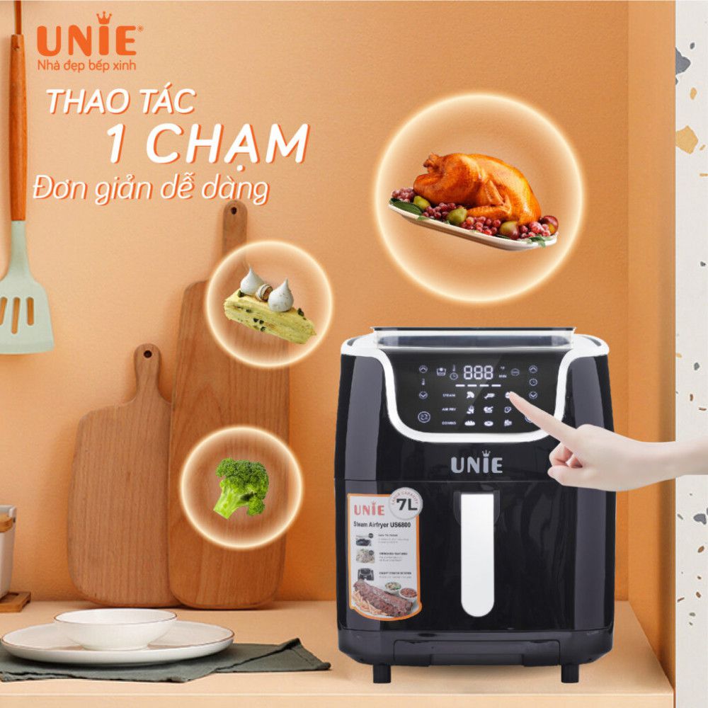 Nồi chiên hơi nước UNIE STEAM US-6800 - Hàng chính hãng