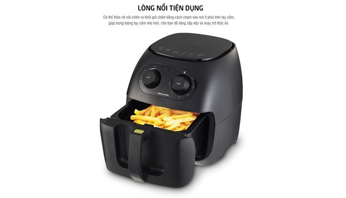 Nồi chiên không dầu Lock&Lock ECF-235B - Hàng chính hãng