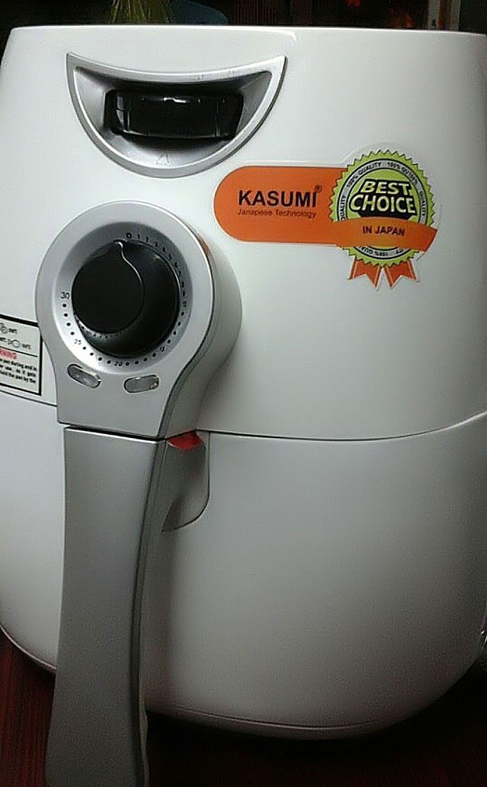 Nồi chiên nướng không dầu Kasumi CKD-01 (Trắng) - Hàng chính hãng
