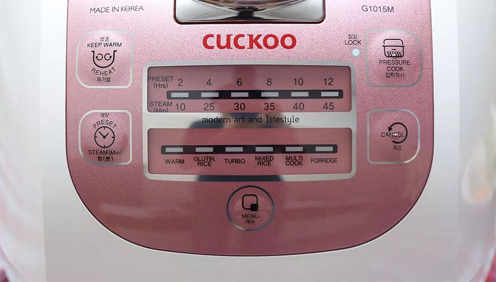Nồi cơm áp suất điện tử 1.8L Cuckoo CRP-G1015MH - Hàng chính hãng