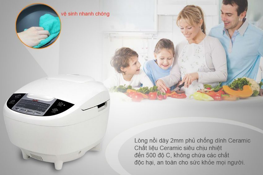Nồi cơm điện đa năng Iruka I-56 - Hàng chính hãng