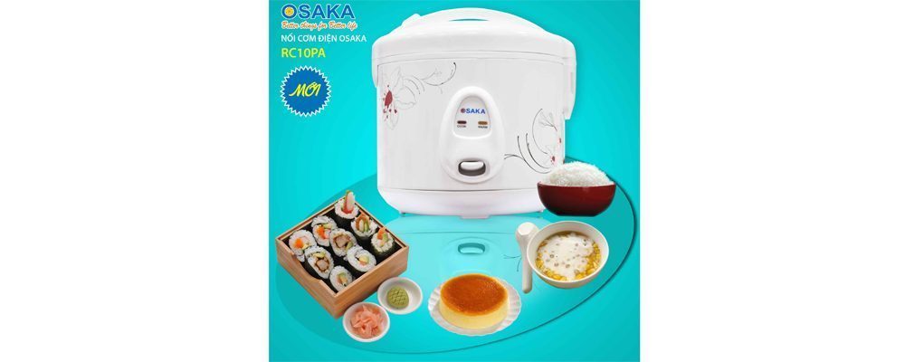 Nồi cơm điện Osaka RC-10PA - Hàng chính hãng