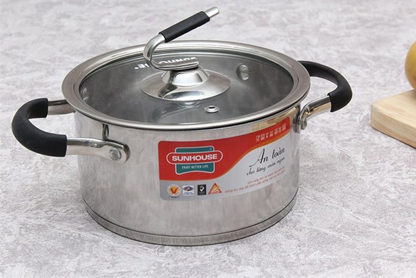 Nồi inox 3 đáy Sunhouse SHG24316