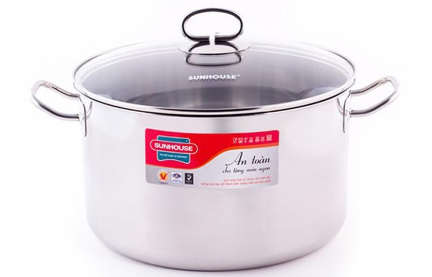 Nồi Inox 3 đáy Sunhouse SHG24116