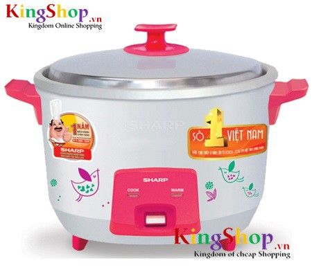 Nồi cơm điện Sharp KSH-211V - Thương hiệu Nhật Bản - Hàng chính hãng