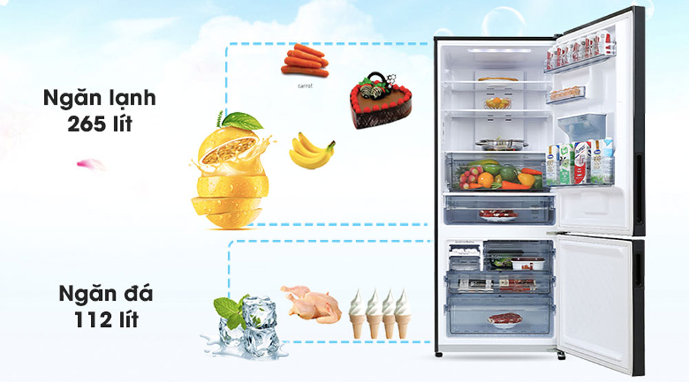 Tủ lạnh Panasonic 377 lít NR-BX421GPKV - Hàng chính hãng