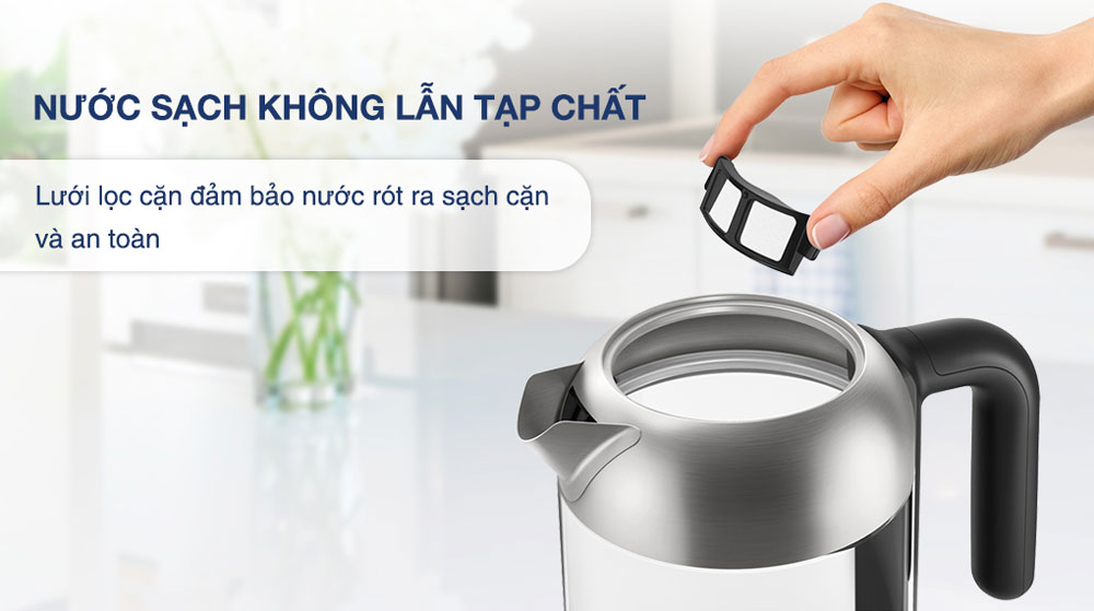 Bình đun siêu tốc Philips HD9339/80 - Hàng chính hãng