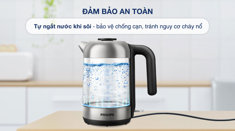 Bình đun siêu tốc Philips HD9339/80 - Hàng chính hãng