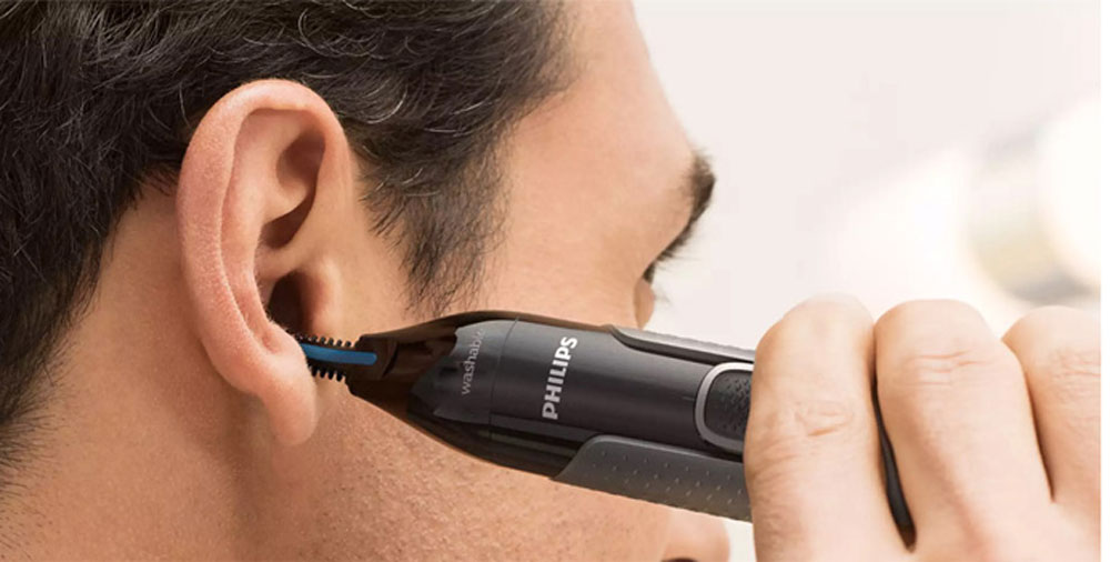 Máy tỉa lông mày, mũi, tai Philips NT3650/16 - Hàng chính hãng