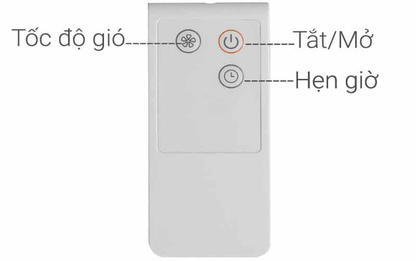 Quạt đứng có điều khiển Midea FS40-17FRB - Hàng chính hãng