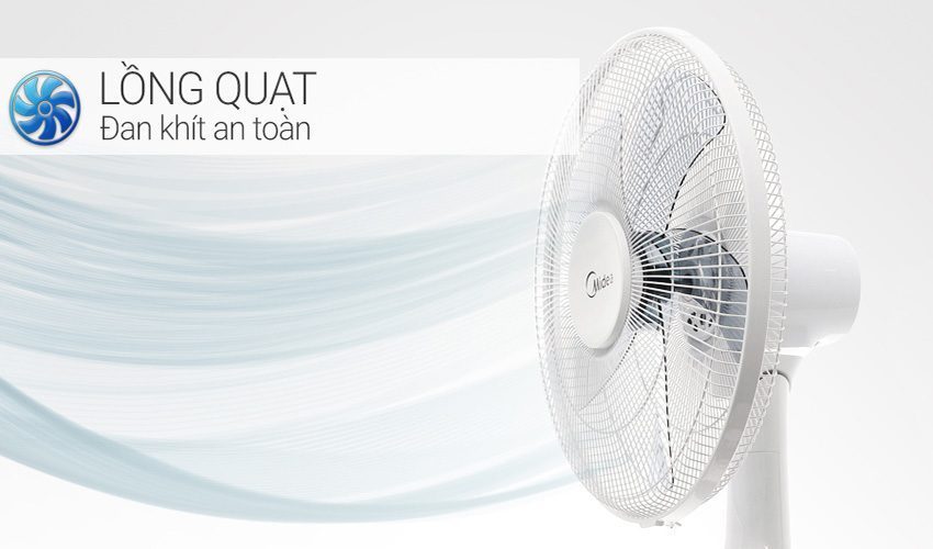 Quạt đứng Midea Inverter FS40-15DR - Hàng chính hãng
