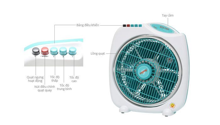 quạt hộp senko BDD8860-4