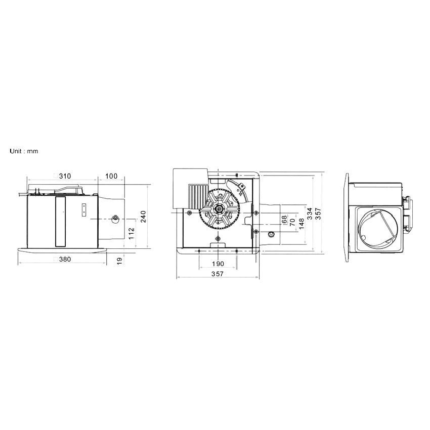 Quạt hút KDK 32CDH - Hàng chính hãng