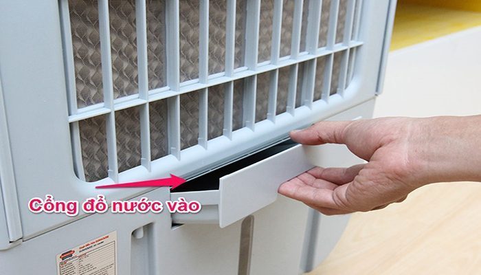 cổng đổ nước quạt làm mát không khí khaluk.home KL-250
