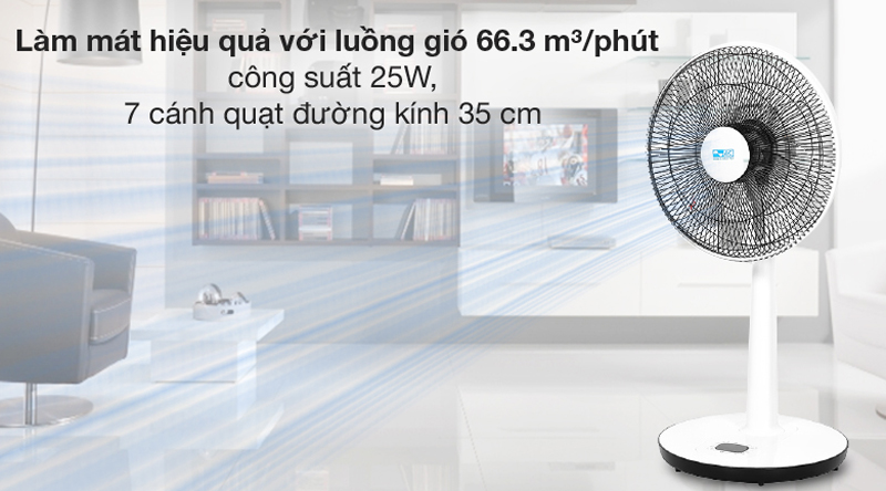Quạt lửng AC Inverter ALF01D147 - Hàng chính hãng