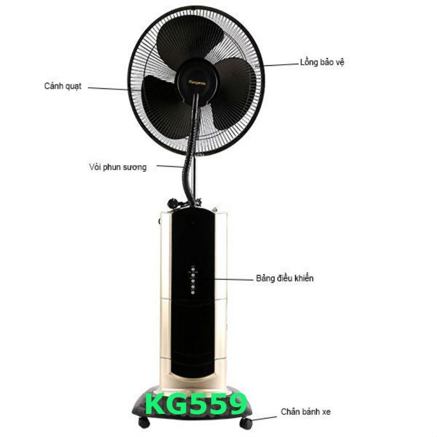 Quạt phun sương Kangaroo KG559