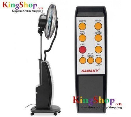 Quạt phun sương tạo ẩm Sanaky SK-16A - Hàng chính hãng