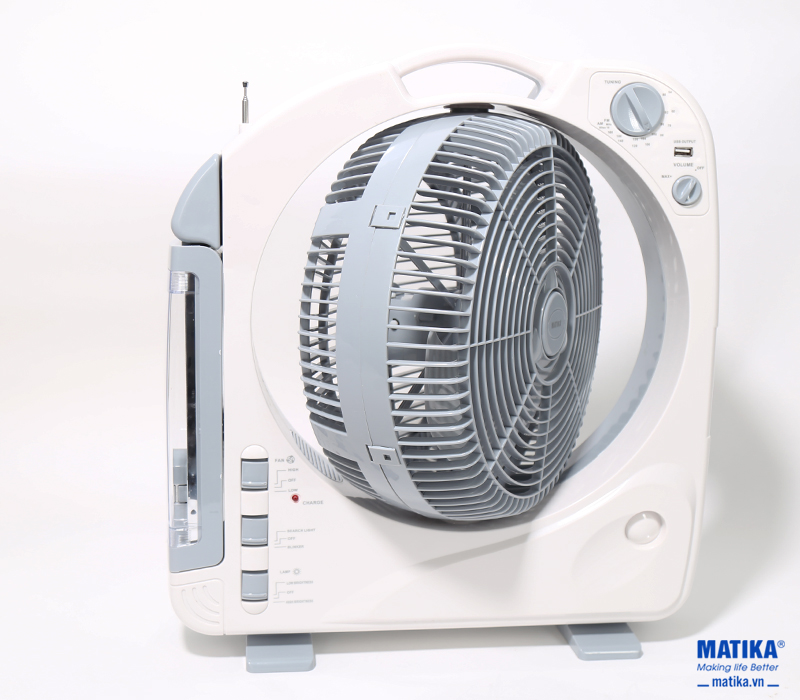Quạt sạc điện Matika MTK-6315 - Hàng chính hãng