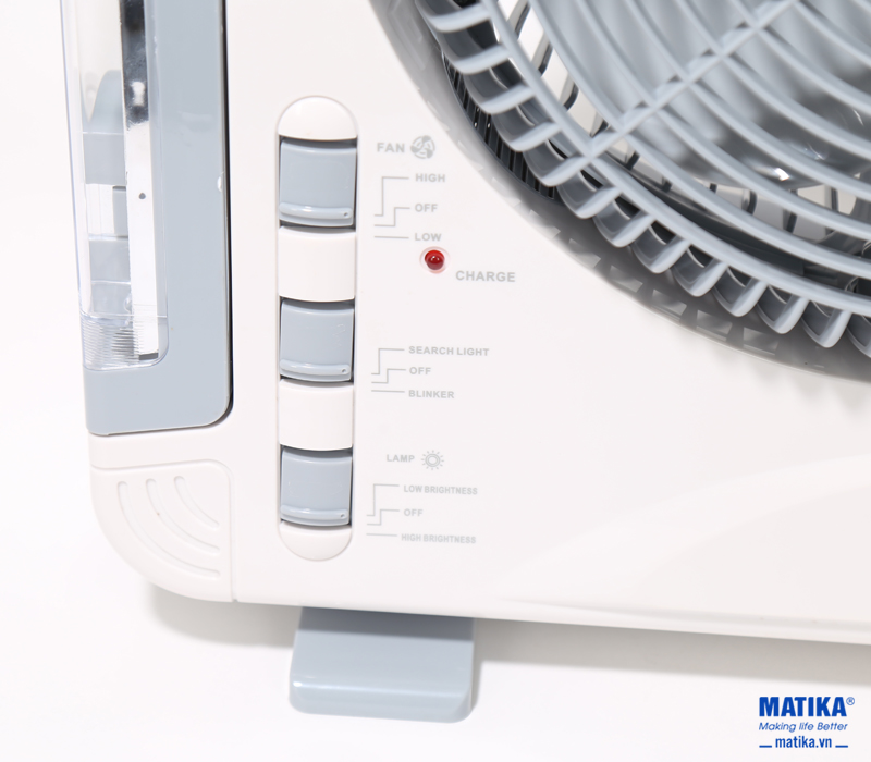 Quạt sạc điện Matika MTK-6315 - Hàng chính hãng