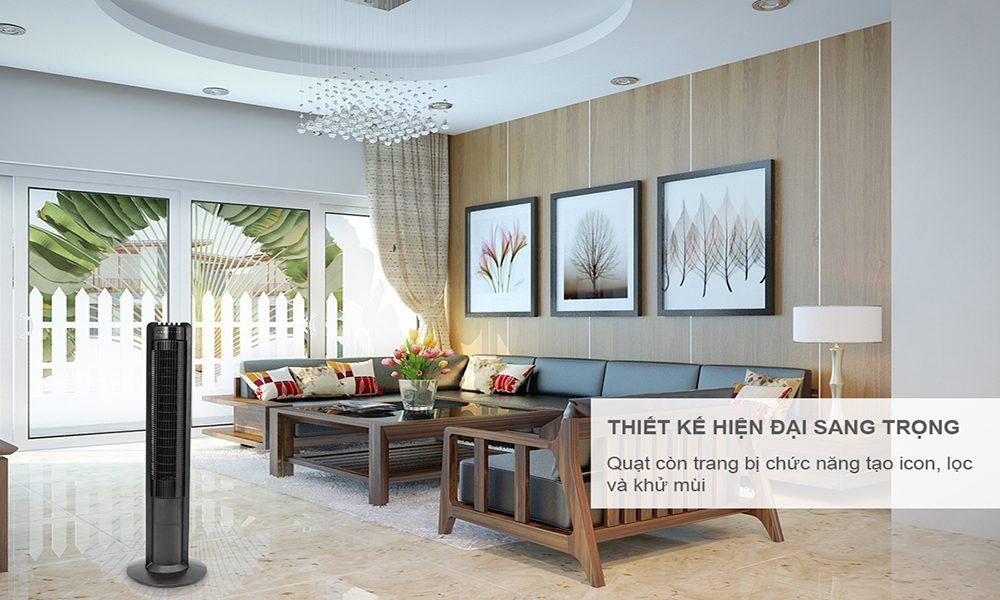 Quạt tháp PW-019 tôn lên vẻ đẹp ngôi nhà bạn