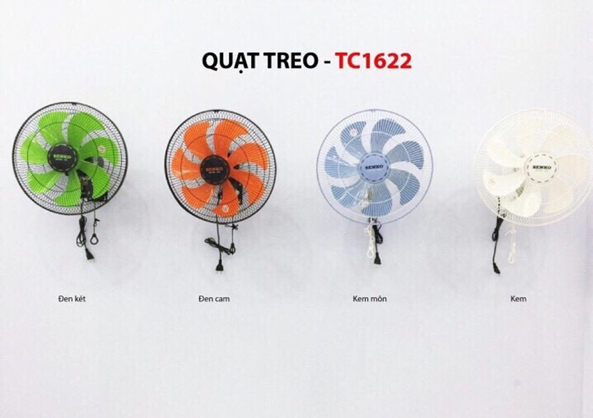 Quạt treo tường 2 dây Senko TC1622