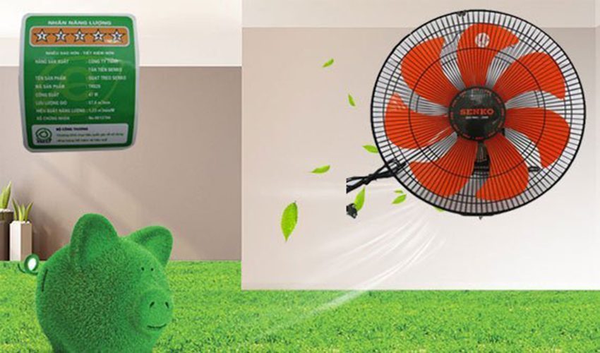 Quạt treo tường 2 dây Senko TC1622 4 màu lựa chọn