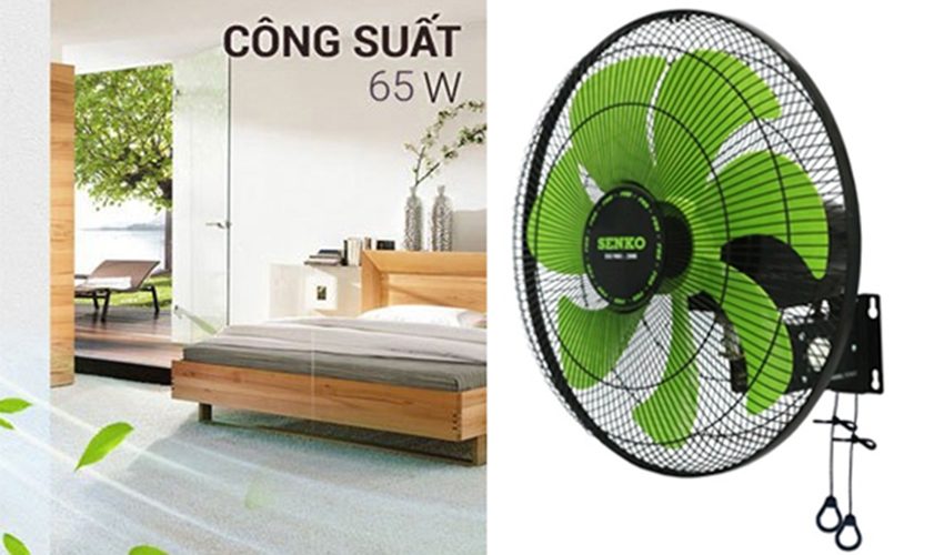 Quạt treo tường 2 dây Senko TC1622 tiện lợi