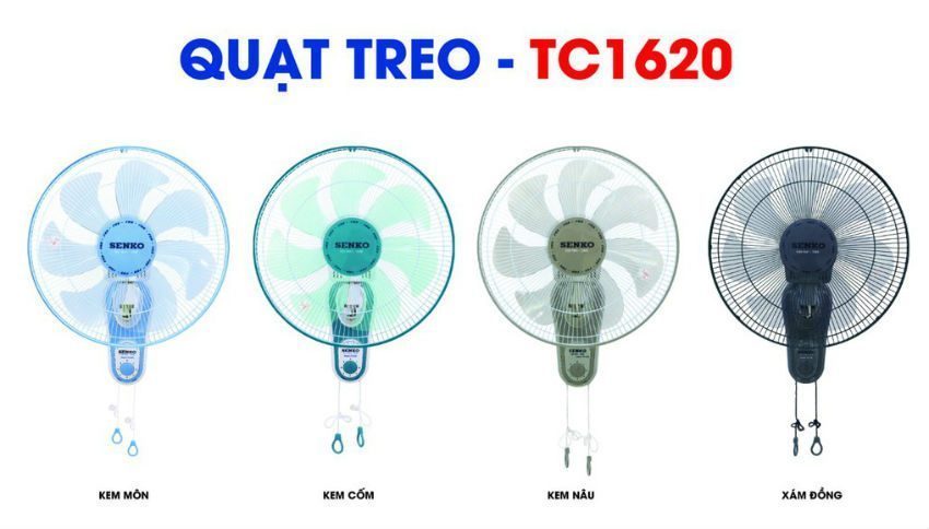 Quạt treo tường Senko TC1620 - Hàng chính hãng