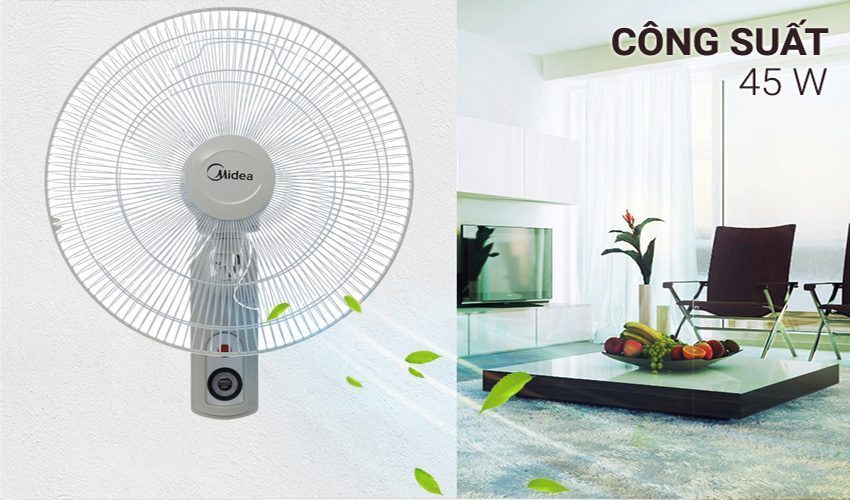 Quạt Treo Tường Midea FW40-15VFR - Hàng chính hãng