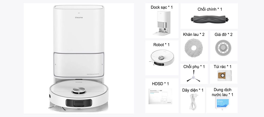 Robot hút bụi lau nhà Dreame L10S Ultra - Hàng chính hãng