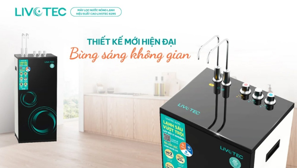 Máy lọc nước nóng lạnh Korihome Livotec 629S - Hàng chính hãng