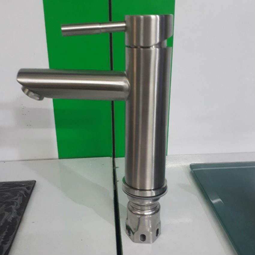 Sen - Lavabo nóng lạnh Inox Olaytoto LBN-024 - Hàng chính hãng