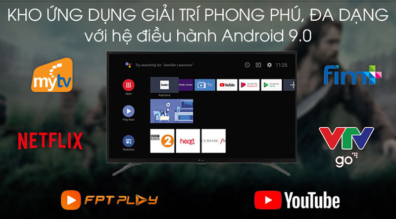 Smart Tivi Asanzo 4K 55 inch 55U73 - Hàng chính hãng